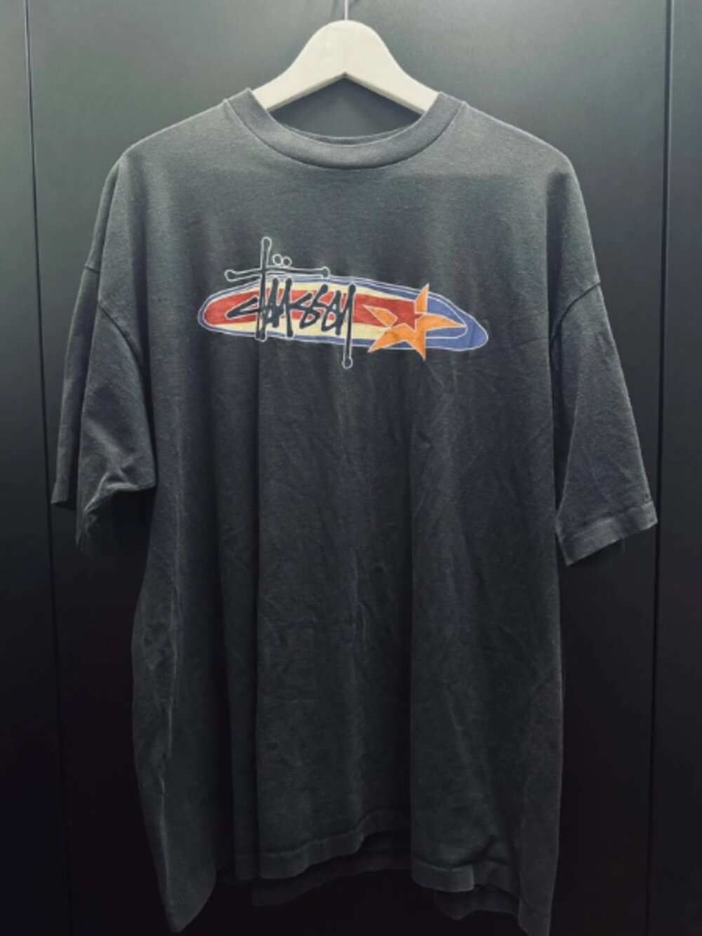 90s Stussy Oval Star Centre Single T-Shirt